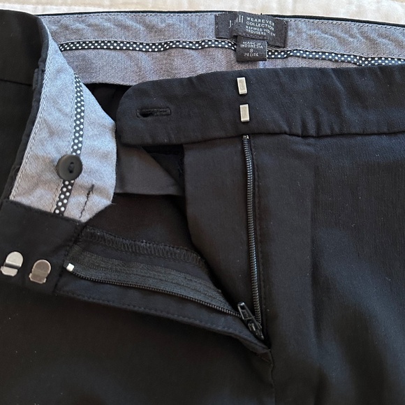 J. Jill Wearever Refined Woven Trouser Pant, Black, Size 8 Petite - Picture 7 of 10